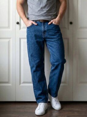 CINCH  JEANS MENS  (38X32) SILVER LABEL DENIM
